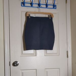 Wilfred Dark Blue Pencil Skirt